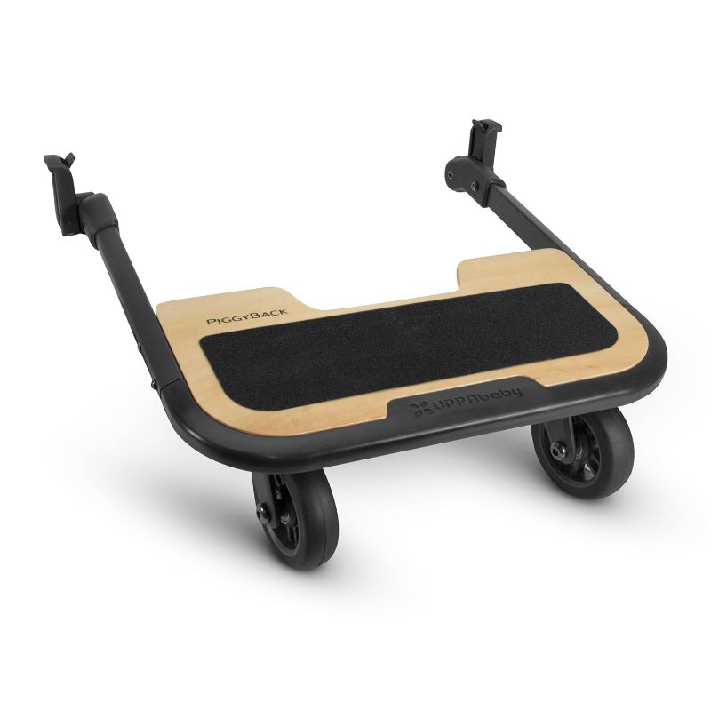 Photo 1 of UPPAbaby Piggyback Ride-Along Board for Cruz Stroller Models 2015-2019 - Quick Attachment for Children to Stand + Stroll - 55 lbs. Weight Capacity,Black/Brown
