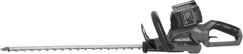 Photo 1 of 24in. Dual-Battery Hedge Trimmer Kit, KLiQ 20V, Brushless, Cordless, 4.0Ah