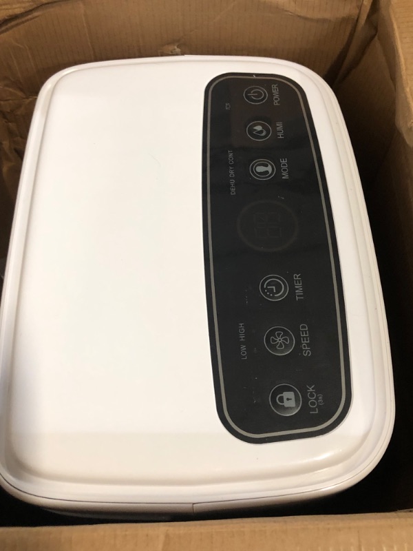 Photo 1 of 2500 Sq.Ft Dehumidifiers for Home Basement with Drain Hose, 34 Pints Large Room Dehumidifier Portable with Smart Humidity Control, 3 Opeartion Modes for RV, Bathroom, Bedroom
