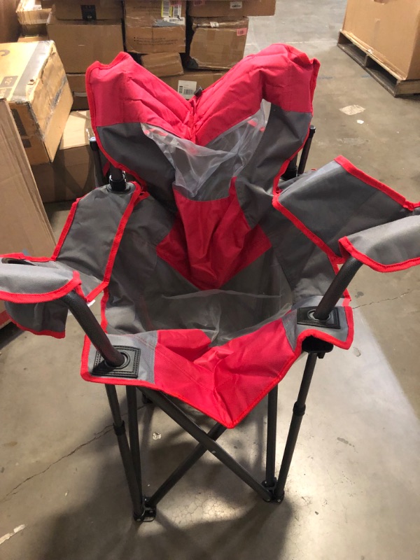 Photo 1 of ALPHA CAMP Heavy Duty Canopy Lounge Chair Sunshade Hiking Travel Chair with Cup Holder

