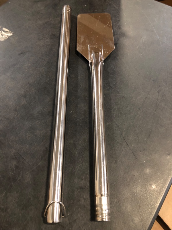 Photo 1 of ARC WS121 48 Inch Stainless Steel Mixing Paddle with Threads Removable Handle Long Stir Paddle for Large Batch Cooking Crawfish Boil and Brewing Beer
