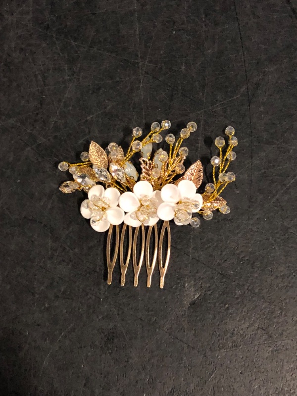 Photo 1 of Asooll Flower Hair Comb Hair Accessories for Women
