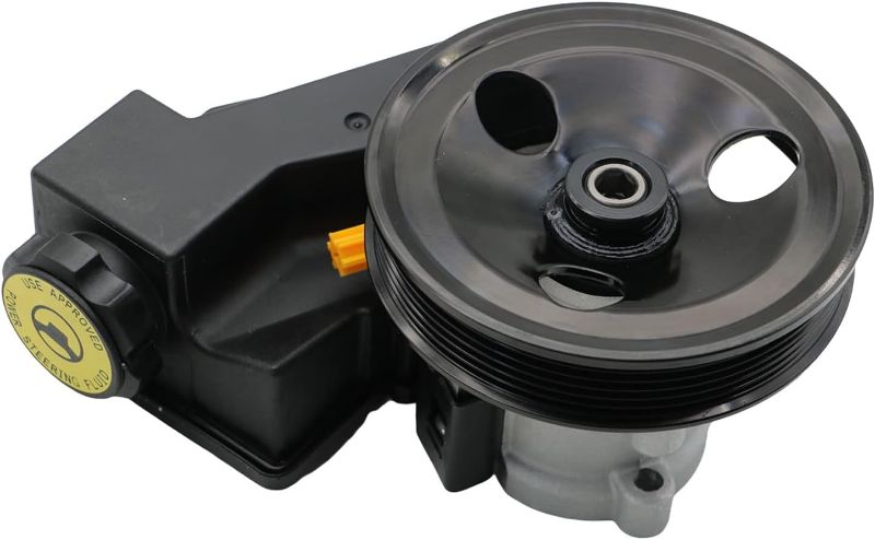 Photo 1 of Chefull 20-61607 Power Steering Pump Assembly with Pulley Reservoir For 1999-2004 Jeep Grand Cherokee Sport Utility L6 4.0L, 1999-2000 Jeep Grand Cherokee Sport Utility V8 4.7L,Power Assist Pump
