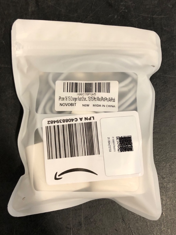 Photo 1 of Fast Charging for iPhone 16 15 Charger,2Pack 20W USB C Wall Charger Travel Plug Block iPhone 15 Charging Cable for iPhone 16/16 Pro/16 Pro Max/16 Plus/15/15 Pro/15Pro Max/iPad Mini6/iPad Air4/iPad Pro
