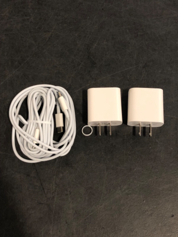 Photo 1 of Fast Charging for iPhone 16 15 Charger,2Pack 20W USB C Wall Charger Travel Plug Block iPhone 15 Charging Cable for iPhone 16/16 Pro/16 Pro Max/16 Plus/15/15 Pro/15Pro Max/iPad Mini6/iPad Air4/iPad Pro
