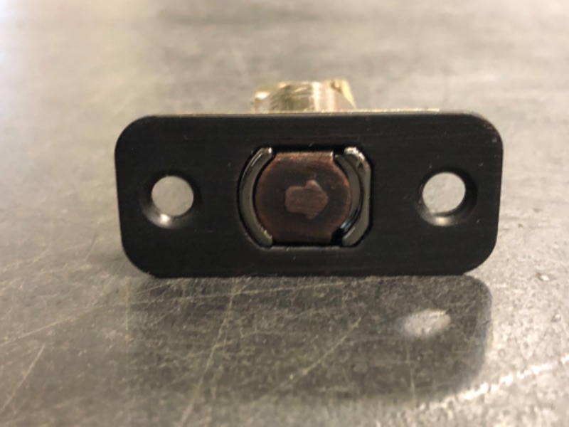 Photo 1 of Stone Harbor Hardware Latch for Round Pocket Door Locks, Privacy (Bed/Bath), 2-3/4 Inches, Vintage Bronze
