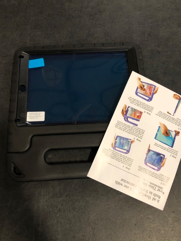 Photo 1 of AVAWO Kids Case for New iPad (A16) 11th Generation 11 Inch 2025, iPad 10th Generation 10.9" 2022 with Built-in Screen Protector Durable Shockproof Lightweight Handle Cover for i Pad 10/11 Gen, Black