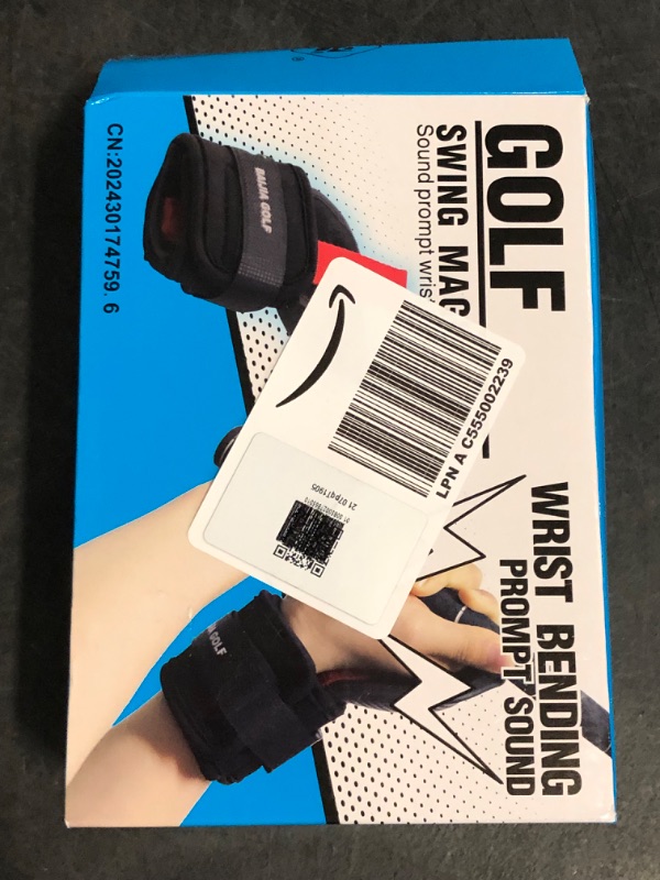 Photo 1 of Golf Wrist Training Aid, Golf Wrist Trainer, Swing Training Aid, Wrist Golf Training Equipment, Swing Trainer, Chipping Wristband for Club Golf Beginners Better Impact Position

