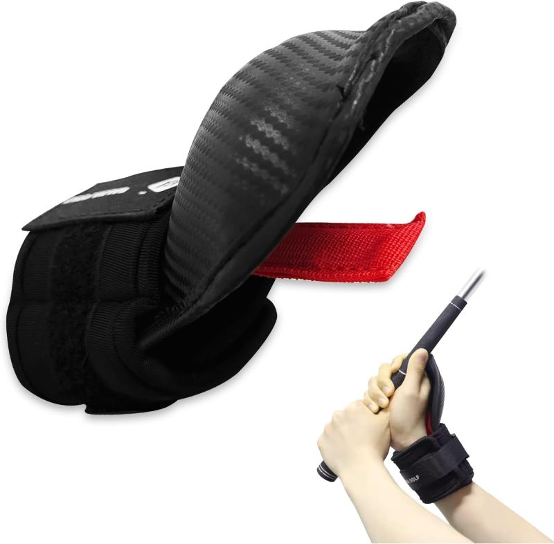 Photo 1 of Golf Wrist Training Aid, Golf Wrist Trainer, Swing Training Aid, Wrist Golf Training Equipment, Swing Trainer, Chipping Wristband for Club Golf Beginners Better Impact Position
