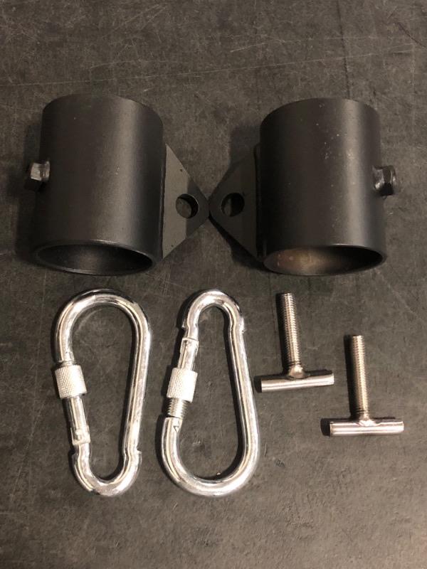 Photo 1 of Luwint Mini Barbell Jack/Chain Collars with Loop for Weightlifting Deadlift
