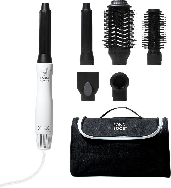 Photo 1 of BONDIBOOST 6-in-1 Everlast Airstyler System - Wet to Dry Hair Styler, Hair Dryer Brush with Curlers, Round Brushes, Dryer & Concentrator Attachments, Versatile Heat & Airflow Settings + All Hair Types
