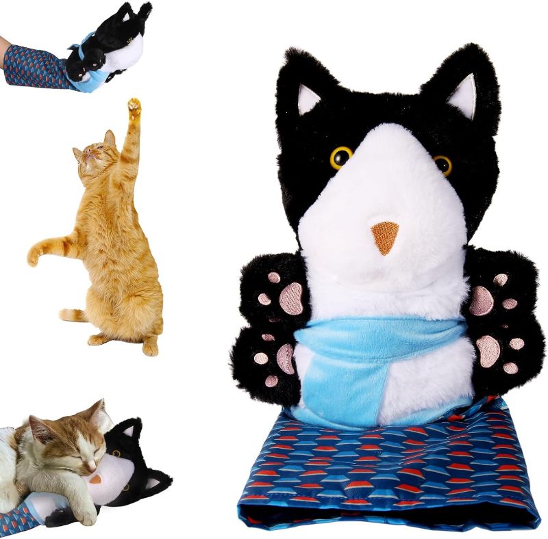 Photo 1 of Cat Wrestling Toy Puppet, Essential Cat Wrestling Gloves for Pet Lovers, Cat Ragdoll Wrestler with Tough Padding, Safe and Fun Interactive Game to Relieve Boredom

