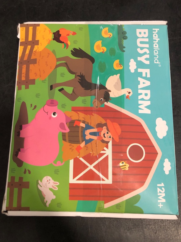 Photo 1 of Busy Board for 1 Year Old - Farm Animals Quiet Busy Book for Toddlers 1-3 - Montessori Toys for 1 Year Old Boy Girl Gifts - Educational Activity Books Felt Learning Board Airplane Travel Toys
