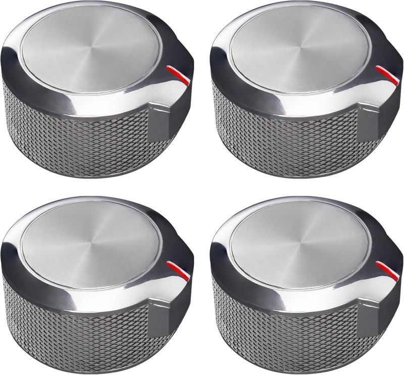Photo 1 of 2024 Upgrade W11156487 W10823529 for Whirlpool KitchenAid Oven Stove Burner Control Knob*4 Replacement AP6285576 4546228 Oven Range Cooktop Knob
