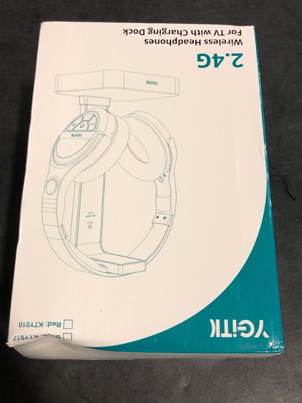 Photo 1 of ANSTEN Wireless Headphones for TV Watching with Digital Optical RCA 2.4 GHz RF Transmitter Charging Dock, Over Ear Headset with 3 Audio Modes, 197 FT Wireless Range, 10 Hrs Audio Playtime
