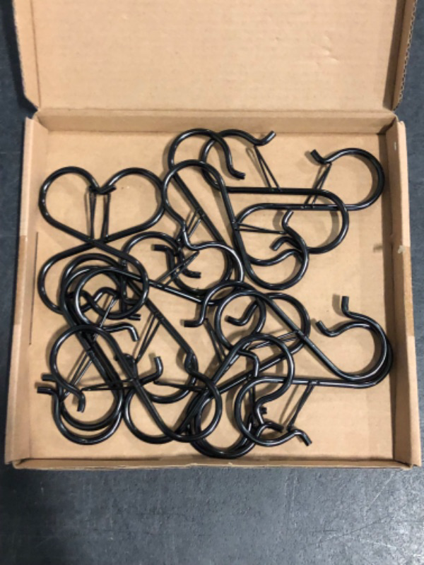 Photo 1 of 16 Pack Black S Hooks
