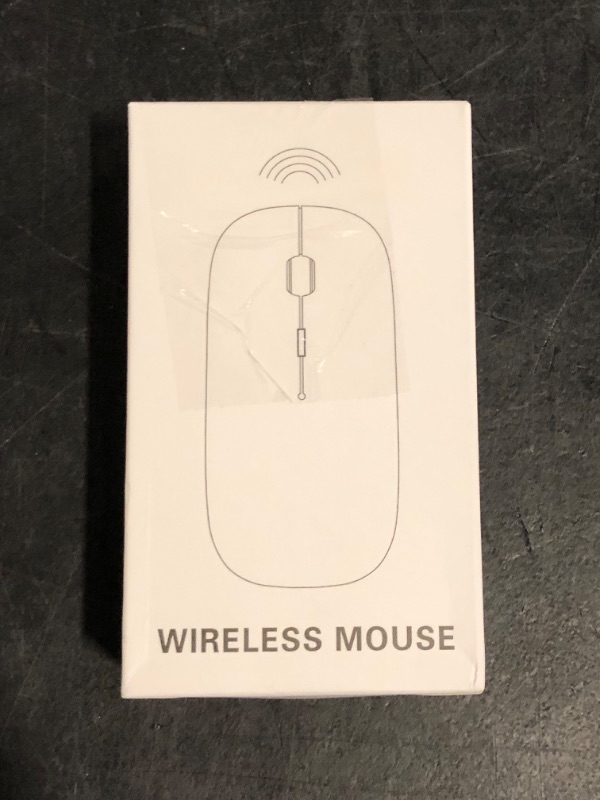 Photo 1 of Bluetooth Wireless Mouse for Laptop mac MacBook ipad MacBook air MacBook pro pc Desktop Computer Windows Chromebook Notebook (Silver)
