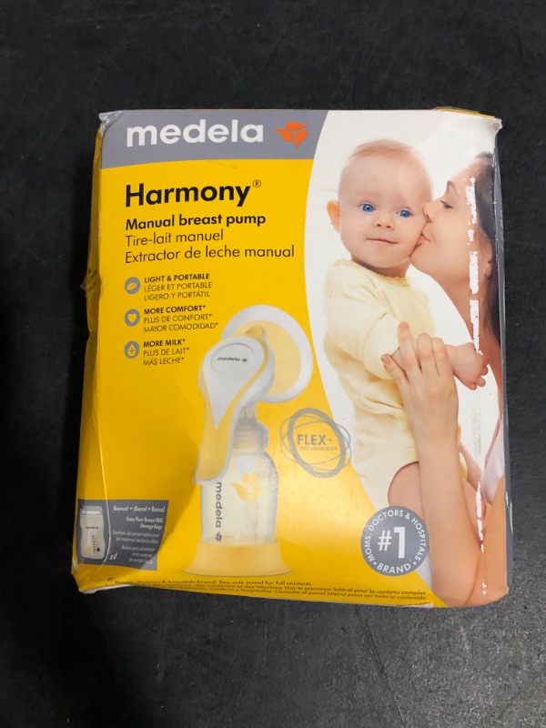 Photo 1 of Medela Manual breast pump with Flex Shields Harmony Single Hand for More Comfort and Expressing More Milk
