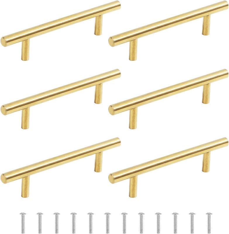 Photo 1 of Gartful Handles for Resin Tray Mold, 6PCS Handles for Epoxy Resin Casting Mold, Gold Resin Tray Handles with Screw Set for Faux Agate Tray, Serving Board, Wine Cabinet, Drawer, Door
