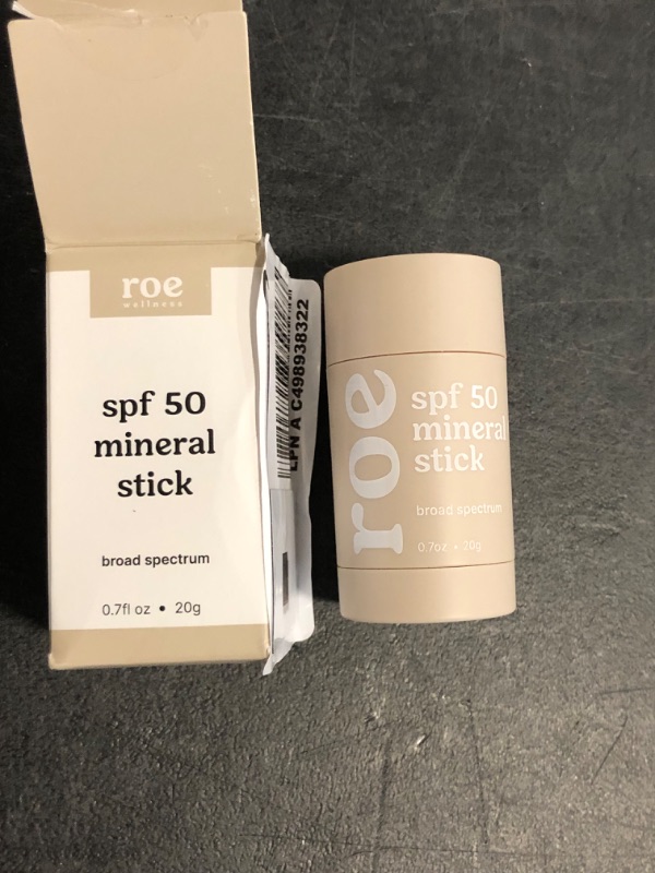Photo 1 of Roe Wellness- Baby Sunscreen Stick SPF 50 Roll-on Stick Clean Ingredients Zinc Oxide | Face & Body UVA & UVB Protection For Toddlers, Newborns
