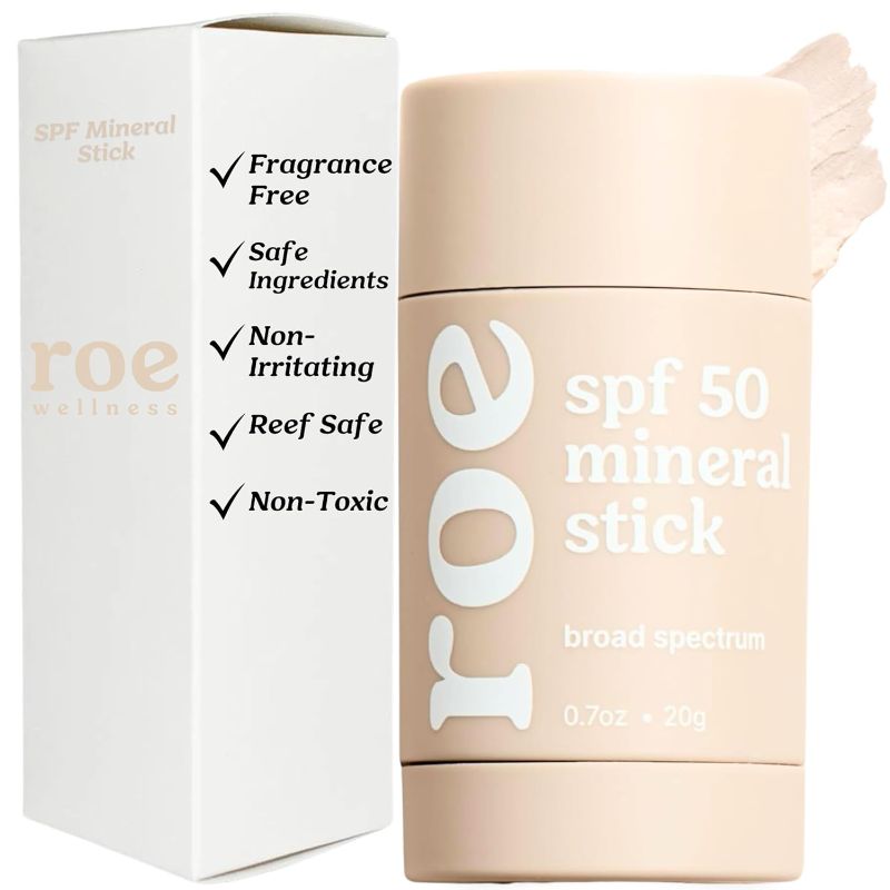 Photo 1 of Roe Wellness- Baby Sunscreen Stick SPF 50 Roll-on Stick Clean Ingredients Zinc Oxide | Face & Body UVA & UVB Protection For Toddlers, Newborns
