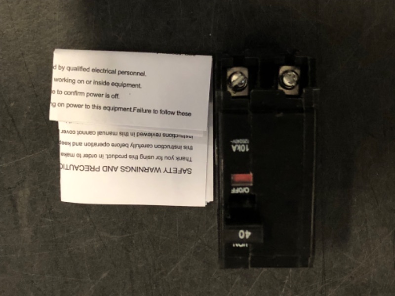 Photo 1 of QO240CP,40 Amp 2P Circuit Breaker,Compatible with SD QO Load Center, CSED, and NQOD Distribution Panels,Indicator Light,40 Amp Tandem Breaker

