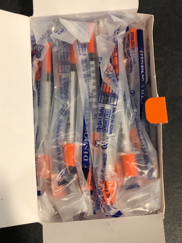 Photo 1 of 25 Gauge 1 inch Needle with Syringe(40 Pack) , 3ml Luer Lock Disposable Syringes with Needle ,Individually Wrapped
