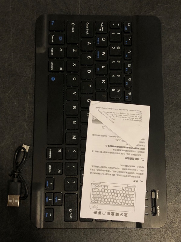Photo 1 of Bluetooth Keyboard for iPad 10th Generation, iPad Pro 13/12/11/10/9/8/7 inch, iPad Air 13/11th Gen, iPad mini, Samsung Xiaomi Tablets, etc. - Slim Wireless Portable Travel Office Computer Accessories
