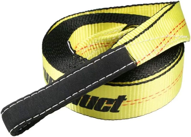 Photo 1 of Recovery Tow Strap 2in X 20ft Heavy Duty 20,000 lbs Break Strength, Use for Emergency Towing Rope, Tree Saver, Winch Extension, Triple Reinforced Loops, Protective Sleeves,Car Accessories
