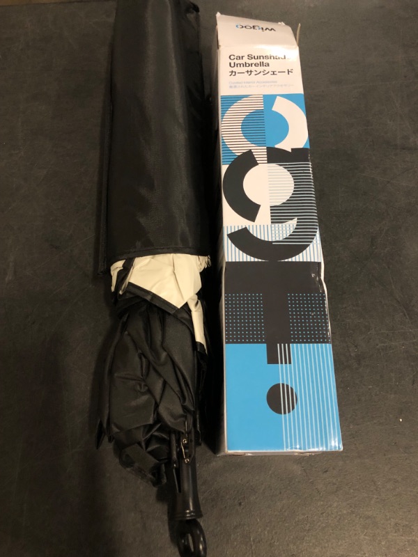 Photo 1 of 2025 Car Windshield Sun Shade Umbrella, 57"*33", Foldable Sun Shade for Car Windshield Umbrella, UPF 50+ and Heat Protection, Nano Cold Titanium Ice Silk Fabric. Universal Portable
