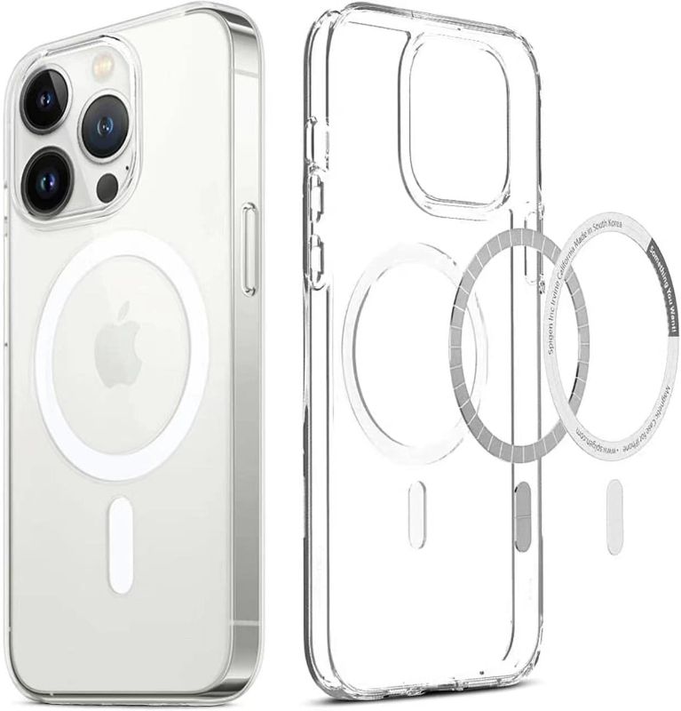 Photo 1 of Clear Magnetic Case for iPhone 14 Pro Max
