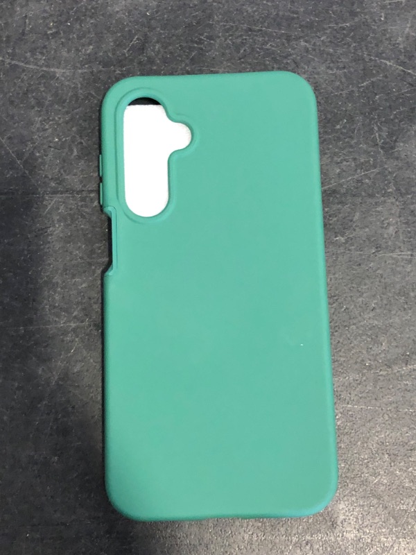 Photo 1 of FNTCASE for Samsung Galaxy A16-5G Case: Phone Case with Built-in Screen Protector Protective Silicone Cell Phone Cover Rugged Shockproof Full Protection Slim Dual Layer Case Pine Green
