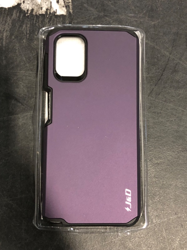 Photo 1 of J&D Case Compatible for Moto G Stylus 2021 Case, Heavy Duty Hybrid Rugged Case with (2-Pack) Glass Screen Protector Protective Cover, Not Compatible for Moto G Stylus/G Stylus 5G Purple
