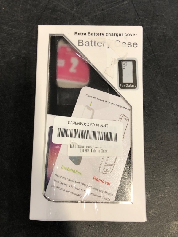 Photo 1 of 12000mAh Battery Case for Galaxy S25 Ultra, Portable Charging | Wireless | Protective | Compatible with Galaxy S25 Ultra 5G 2025 | 6.9 inch | Rechargeable Extended Battery Pack | Black
