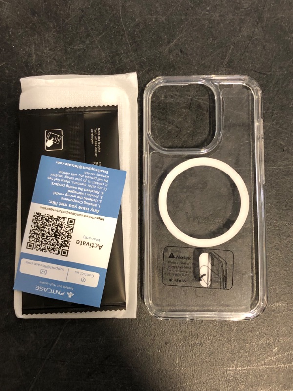 Photo 1 of Speck Clear iPhone 15 Case - Slim, Drop Protection for 6.1" Phones | Compatible with iPhone 15, 14 & 13 | Scratch Resistant | Anti-Yellowing | GemShell Clear
