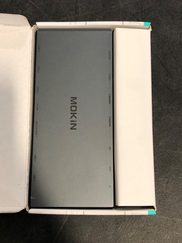 Photo 1 of USB C Laptop Docking Station Dual Monitor Dual HDMI 4k DP Triple Display Hub 10G, 13 in 1 MOKiN USB C Hub with 3 Monitors,Displayport,USB3.1,RJ45,100W PD,Card Reader,Audio/Mic, for Dell HP Lenovo
