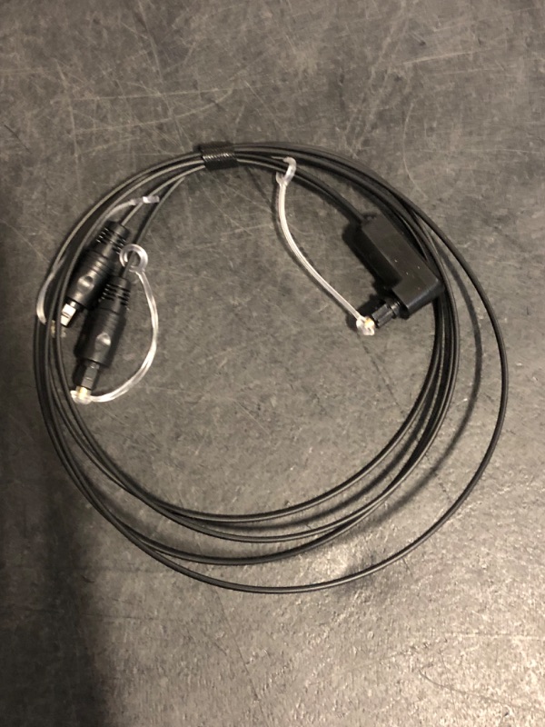 Photo 1 of 0.2m (7 inch) Short Optical Audio Cable, Slim Optical Cable, Digital Audio Toslink Cable, Fiber Optic Audio Cable for Sound Bar, TV
