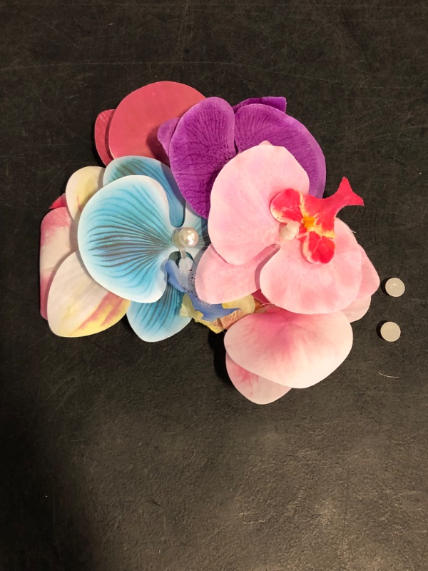 Photo 1 of ALIMITOPIA Flower Hair Clip Bohemia Hawaiian Fabric Artificial Moth Orchid Flower Alligator Hair Clip Hairpin Barrette Headdress Bobby Pins Headwear Hair Accessories(4 inches;6pcs)
