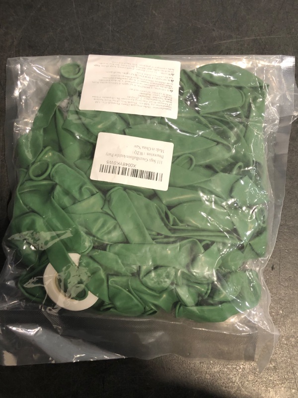 Photo 1 of 110pcs Sage Green Balloons, 18 12 10 5 inch Sage Green Balloons Different Sizes Balloon Arch Kit for Wedding Engagement Bridal Shower Baby Shower Birthday Party Decorations
