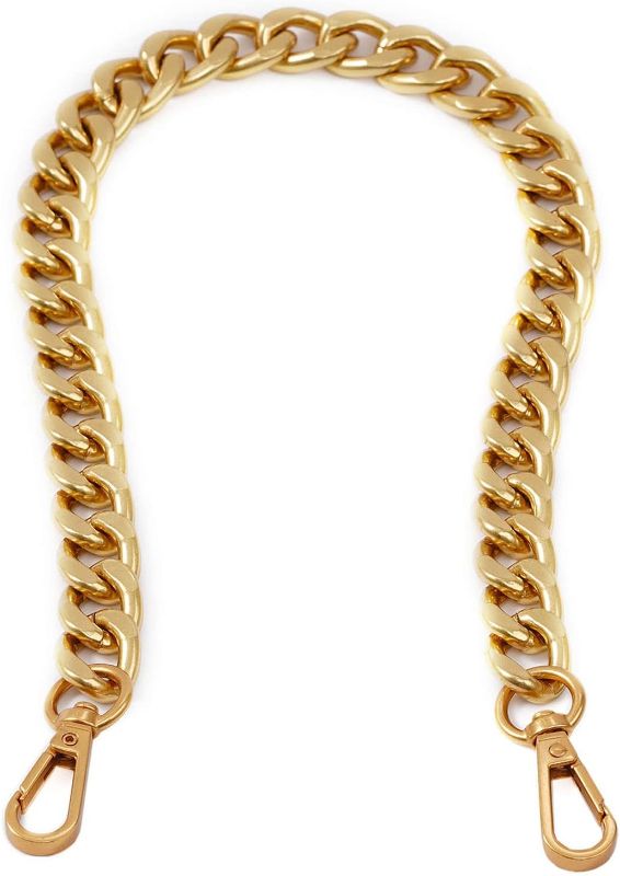 Photo 1 of Medium Size Fabulous Metal Shoulder Crossbody Purse Strap Replacement Bag Chain Accessories (18‘’, Antique Gold)
