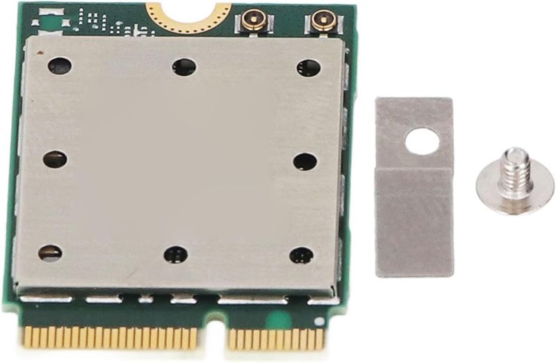 Photo 1 of Wire Less Network Card Module, QCNCM865 Wire Less Card 2.4G 5G 6Ghz Triple Band M.2 Bluetooth 5.3 WiFi7 5.8Gbps Wire Less Network Adapter Card Module for 11
