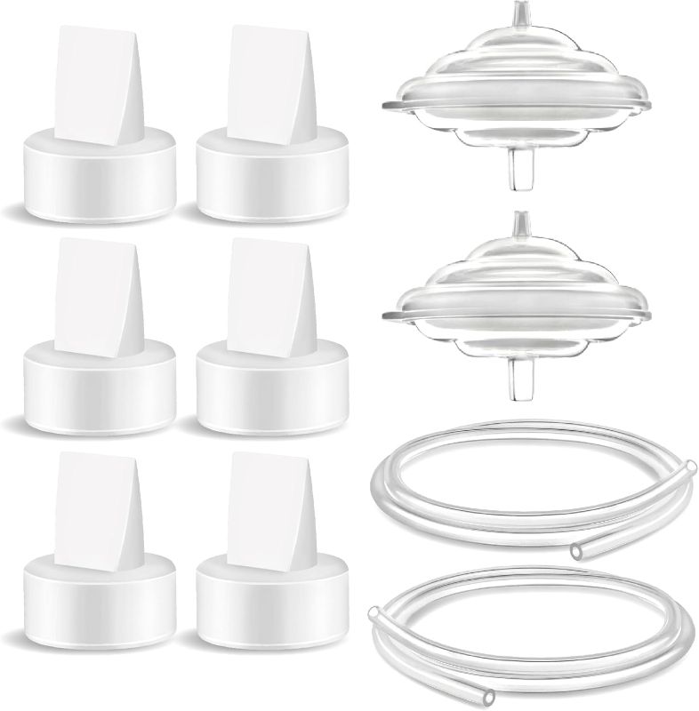 Photo 1 of Maymom Pump Parts Compatible with Spectra S1 S2 9 Plus Breastpumps Backflow Protector Duckbill Valve Tube Not Original Spectra Replacement Pump Parts

