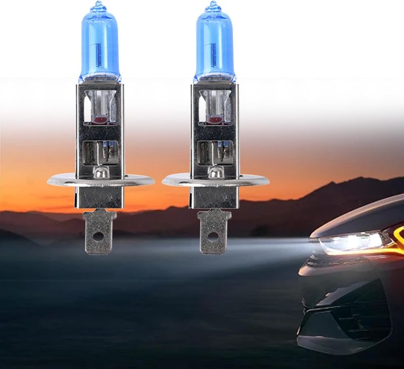 Photo 1 of HAOBO 2PCS Halogen Light Bulb, High-Performance Halogen Car Light Bulb, 12V 100W Low Beam and Fog Replacement Bulb Universal Car Accessories Automotive Light Bulb Fits for Most Car

