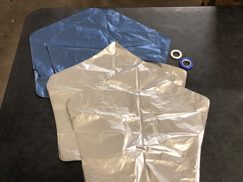 Photo 1 of Metallic Blue and Silver Star Foil Balloons, 10 Pcs 18 Inch Stars Shape Foil Mylar Balloons for Birthdays, Weddings, Baby Showers Graduation Decorations
