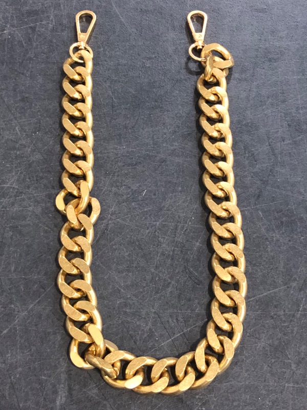 Photo 1 of Xiazw Medium Size Fabulous Metal Shoulder Crossbody Purse Strap Replacement Bag Chain Accessories (26‘’, Antique Gold)
