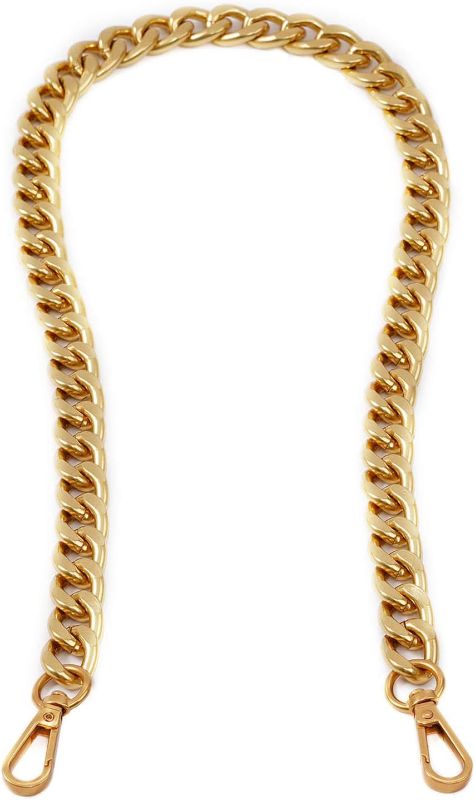 Photo 1 of Xiazw Medium Size Fabulous Metal Shoulder Crossbody Purse Strap Replacement Bag Chain Accessories (26‘’, Antique Gold)
