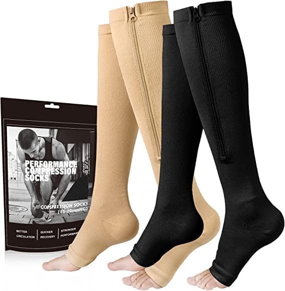 Photo 1 of XXL Zipper Compression Socks Men & Women
