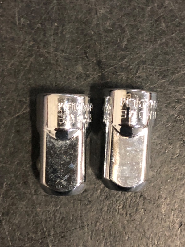 Photo 1 of 2Pcs 1/4 Inch Drive (F) x 1/2 Inch (M) CR-V Steel Socket Adapter, Female to Male Impact Driver Socket Wrench Adapter for Extension Conversion Tool
