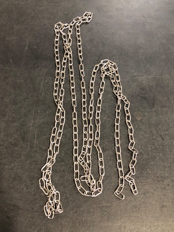 Photo 1 of SUS304 Stainless Steel Chain, Hanging Chain Link Light Duty Chain, Heavy Duty Hanging Chain for Home Outdoor Camping, Thickness 0.08 inches
