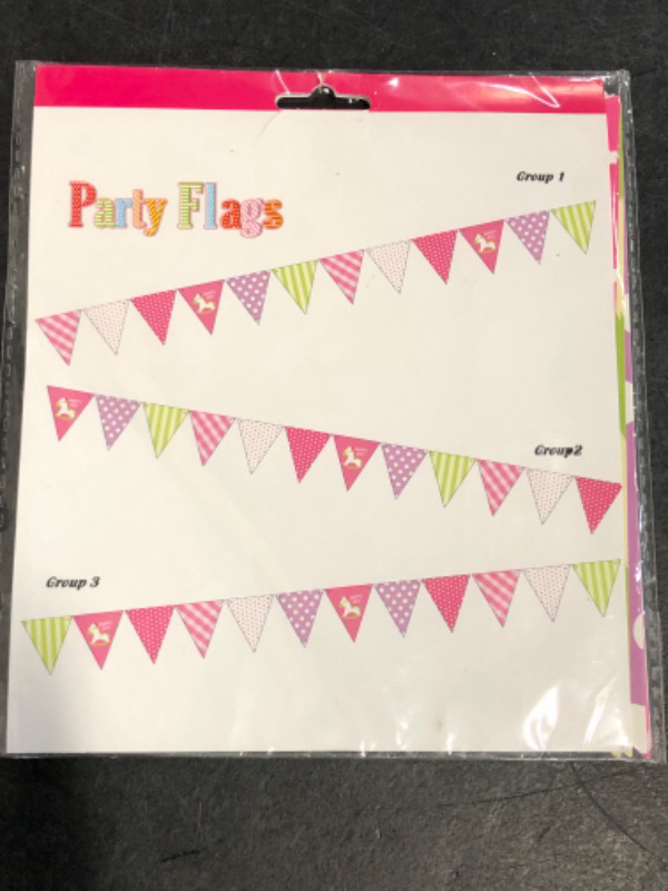 Photo 1 of Pink Unicorn Party Decor,Unicorn Birthday Banner with Pink Foil Fringe Curtain 